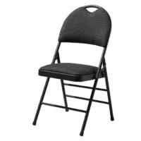 Toronto Klappstol med brandsäkert tyg svart