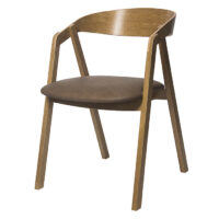 Guru - Stol med klädd sits