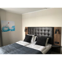 Sängbord vänster fanér med linoleumtopp - Bild 2