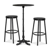 Barpall svart textilene - Bild 2