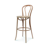 18 - Barstol med klädd sits