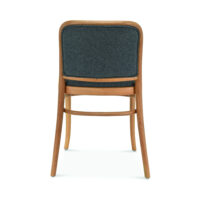 811 - Stol med klädd sits & rygg - Bild 4