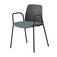 Choice - Stol med armstöd & klädd sits