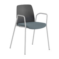 Choice - Stol med armstöd & klädd sits - Bild 4