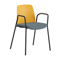 Choice - Stol med armstöd & klädd sits - Bild 8