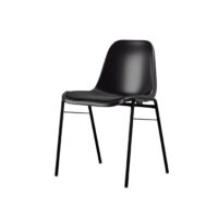 Bella - Stapelbar stol med klädd sits - Bild 3