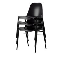 Bella - Stapelbar stol med klädd sits - Bild 4