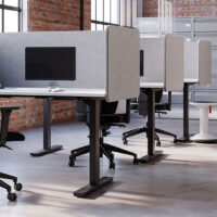 Silencio Basic - Grå Bordsskärm kortsida - Bild 2