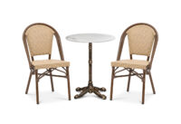 Stol Menton, Brun/natur texteline - Bild 4