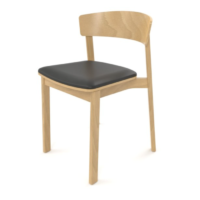 Nord - Stol med klädd sits